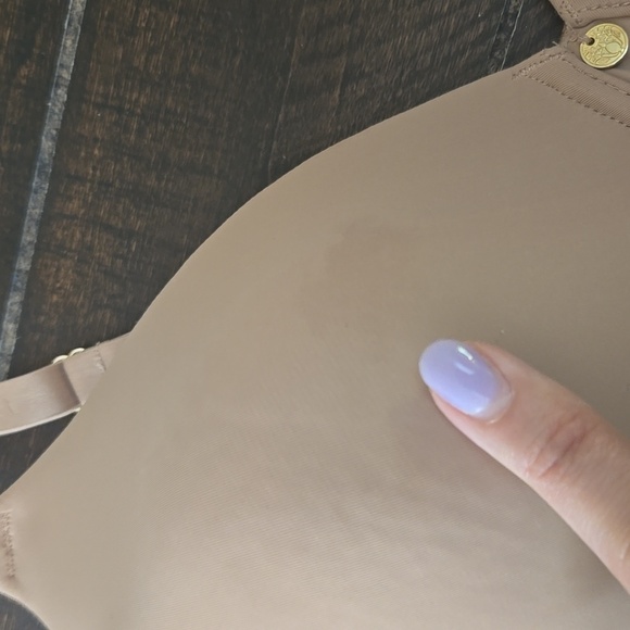 Natori Beige/Cream Pure Luxe Full Fit Contour Underwire Bra Size 34DD - Picture 4 of 9